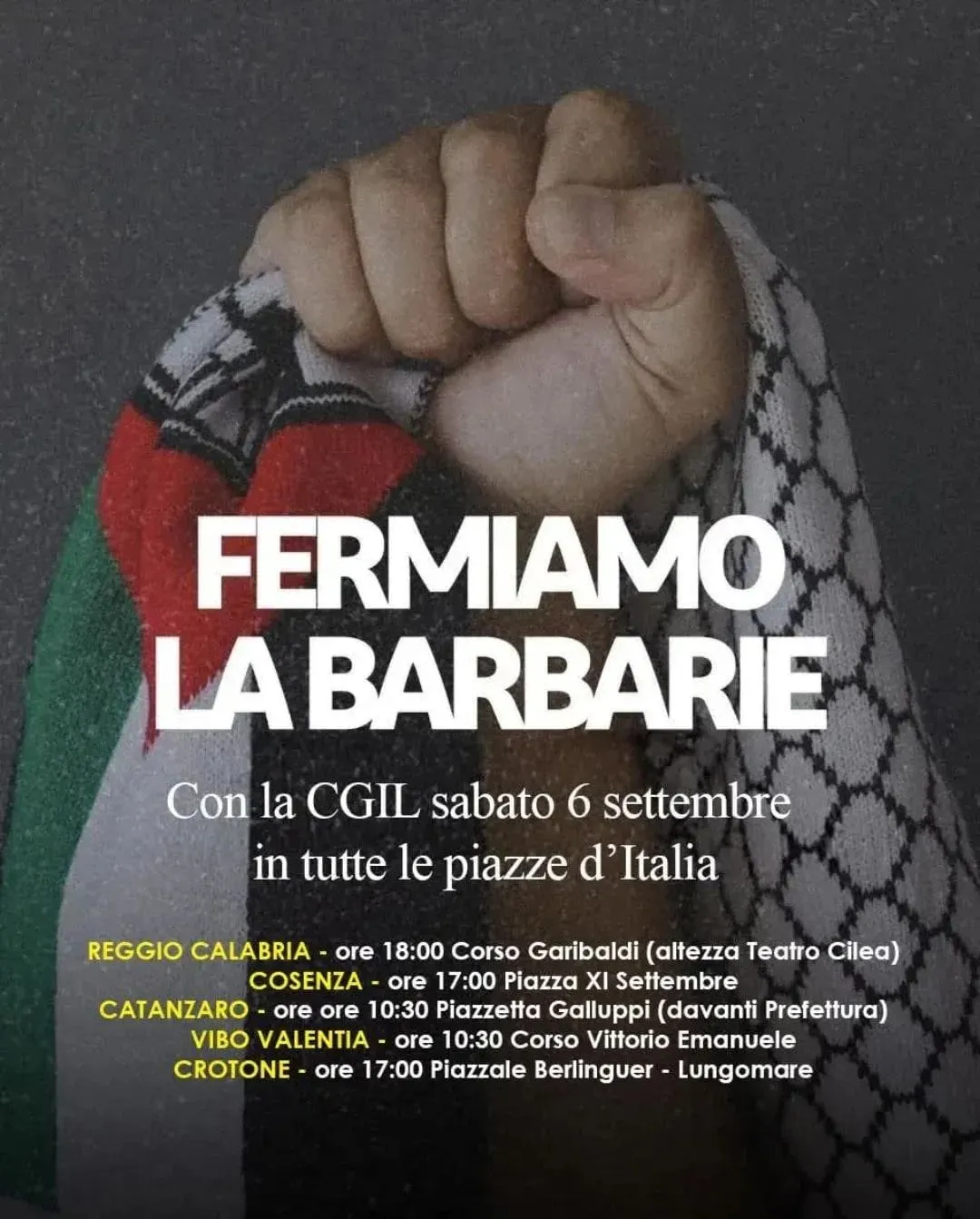 Fermiamo la barbarie